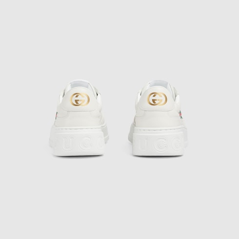 Sneaker uomo con suola oversize in Demetra bianco GUCCI Italia