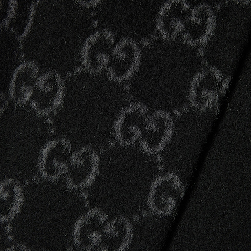 Manteau réversible dans un mélange de laine et de soie GG