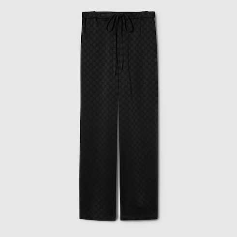 Pantalone in viscosa GG jacquard