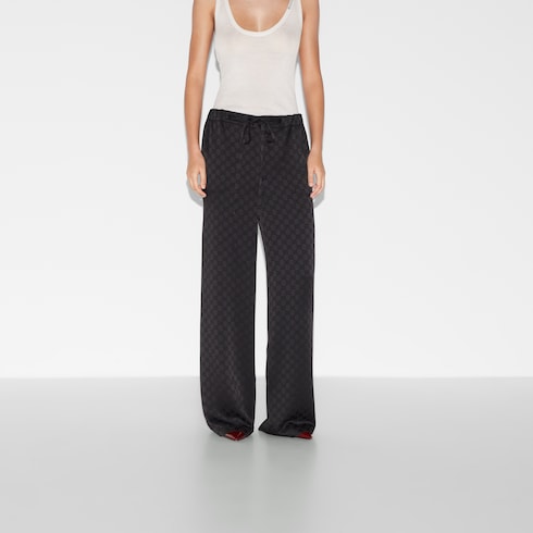 海外限定スパイク販売 GG Viscose jacquard US GUCCI® | black in pant パンツ