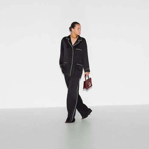 Viscose GG jacquard pant