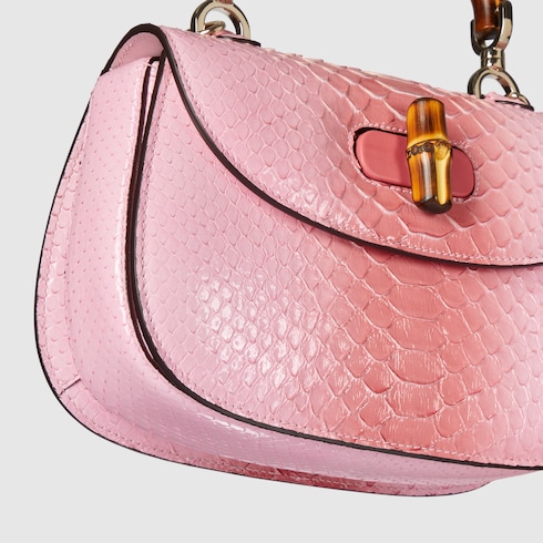 Sac Gucci Bamboo 1947 en python petite taille