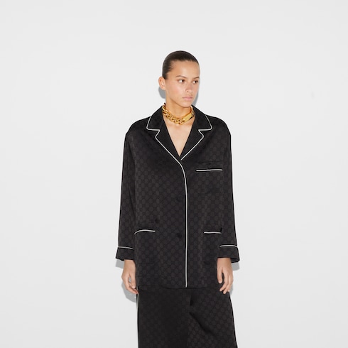 Viscose GG jacquard shirt