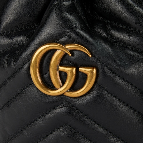 Borsa a secchiello GG Marmont misura piccola