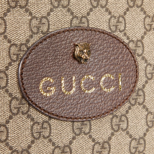 Borsa a tracolla Neo Vintage in tessuto GG Supreme in beige ed ebano GUCCI Italia