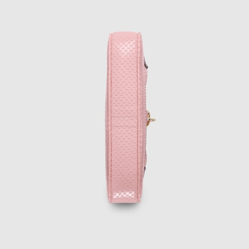 Gucci Jackie Notte系列蟒蛇皮迷你手袋