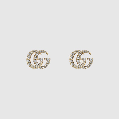 GG Marmont crystal earrings Detail 2