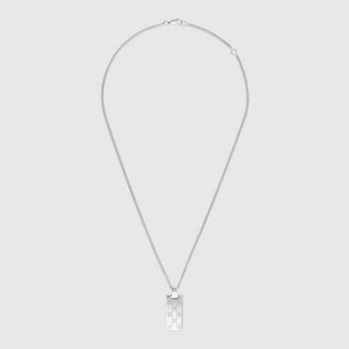 Gucci Signature necklace with GG tag in 925 sterling silver