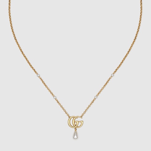 ダブルG ペンダント ネックレス