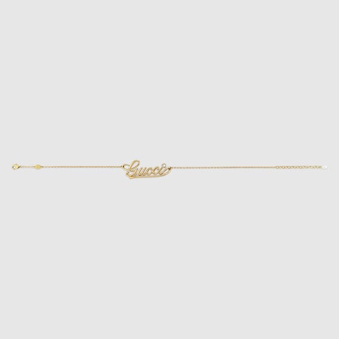 Tour de cou avec inscription Gucci