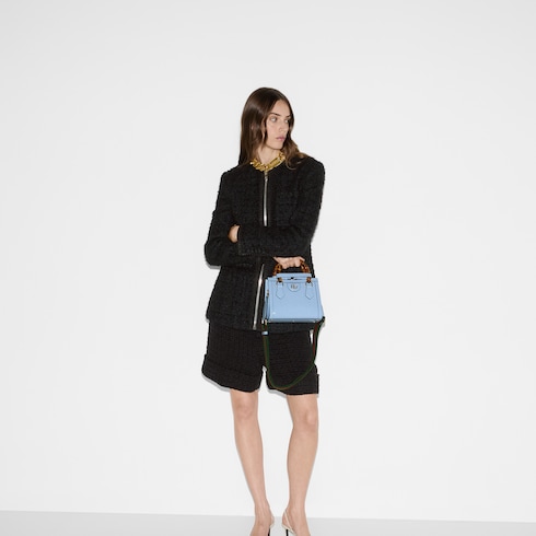 Mini borsa shopping Gucci Diana in pitone