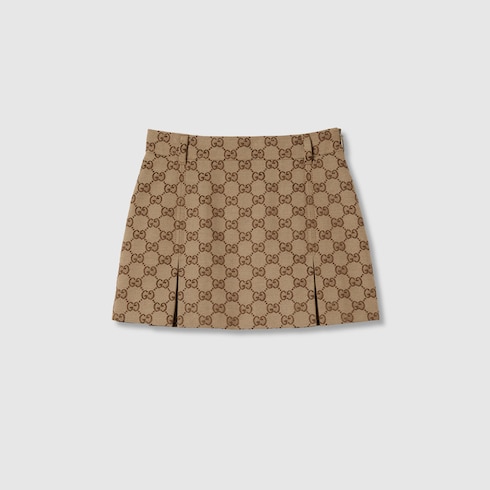 Children's GG canvas skirt