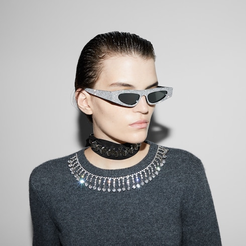 Cat-eye frame sunglasses