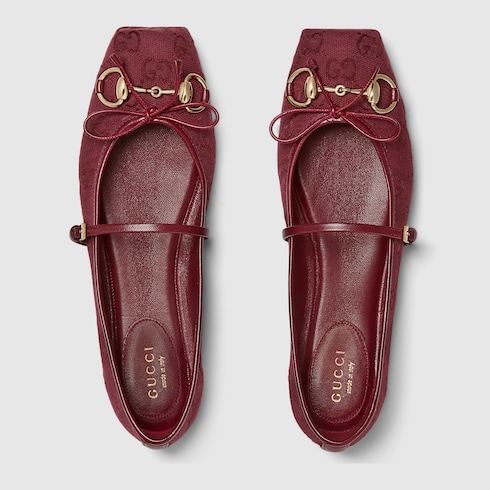 Gucci red flats sales