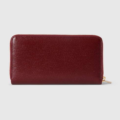 Zip around wallet with Gucci script Detail 4