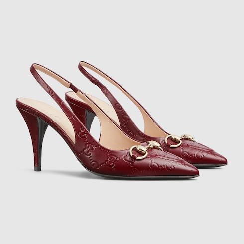 Escarpins à bride arrière avec détail Mors pour femme
