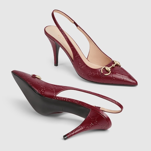 Escarpins à bride arrière avec détail Mors pour femme