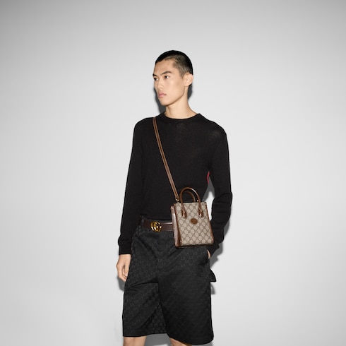 Gucci small gg supreme tote outlet