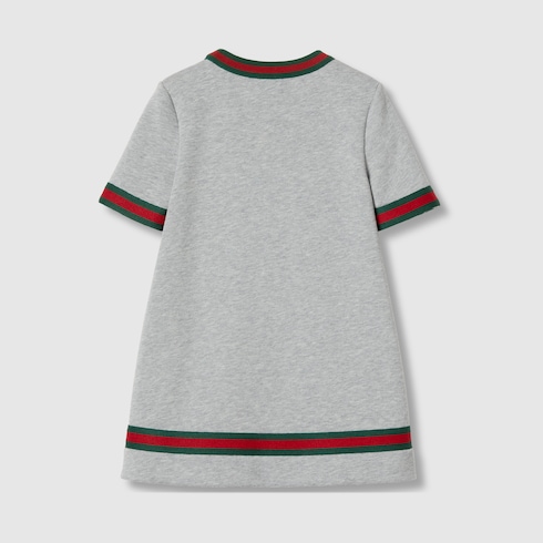 Vestido infantil de algodón con Horsebit