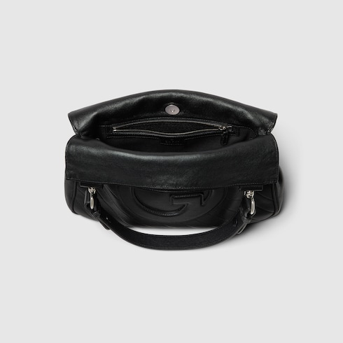 Kleiner Gucci Blondie Shopper in schwarzes Leder | GUCCI® DE