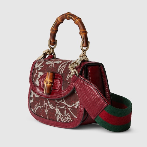 GUCCI バンブーハンドバッグ グッチバンブー 2WAYバッグ 茶 レディース ハンドバッグ GUCCI