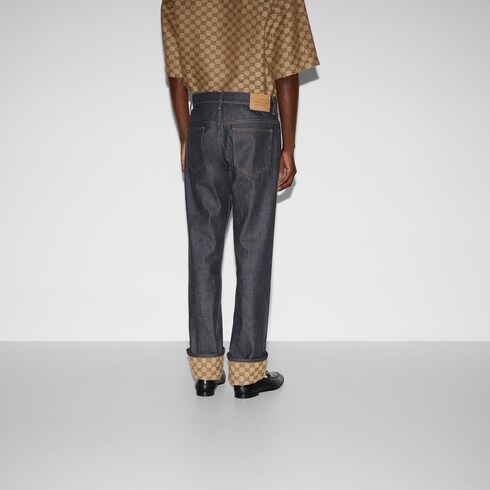 Denim pant with cuffs