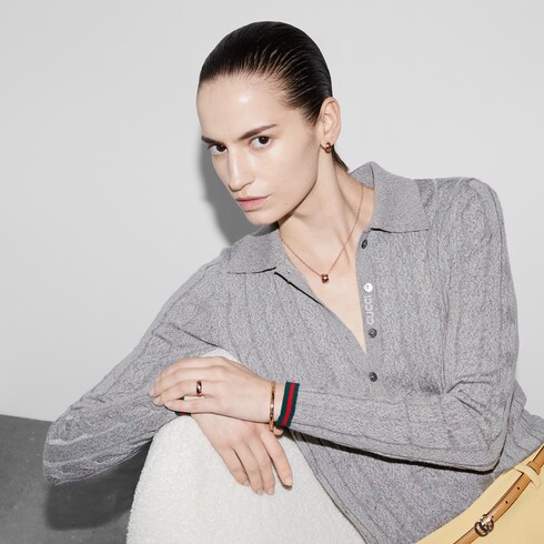 Серьги-кольца Icon GG 18 карат