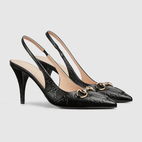 Escarpins à bride arrière avec détail Mors pour femme
