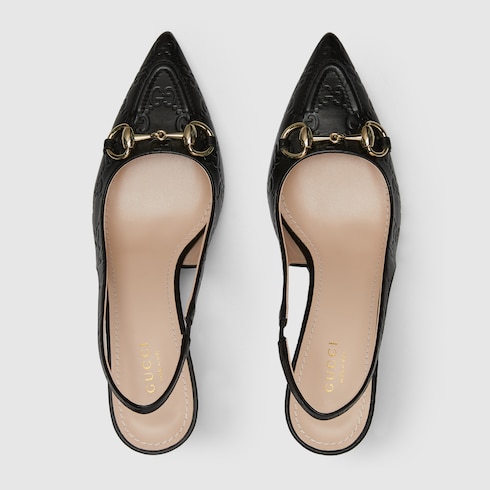 Escarpins à bride arrière avec détail Mors pour femme