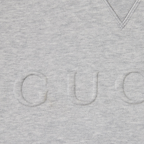 Cotton jersey embossed sweatshirt Detail 7