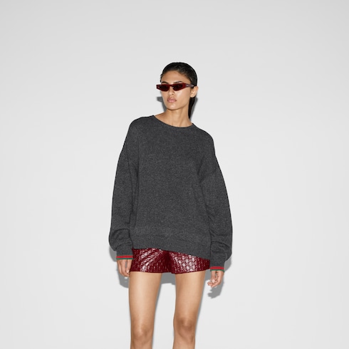 Top in lana e cashmere