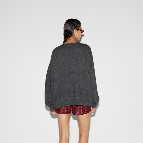 Top in lana e cashmere