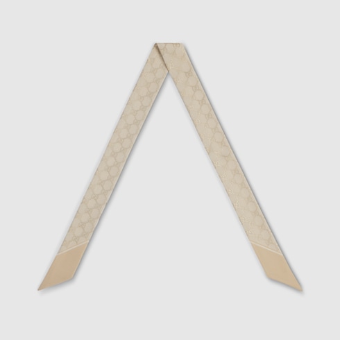 Lazo de seda con estampado