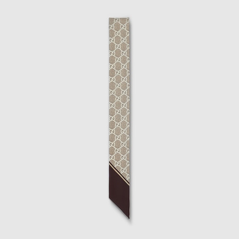 Printed silk ribbon