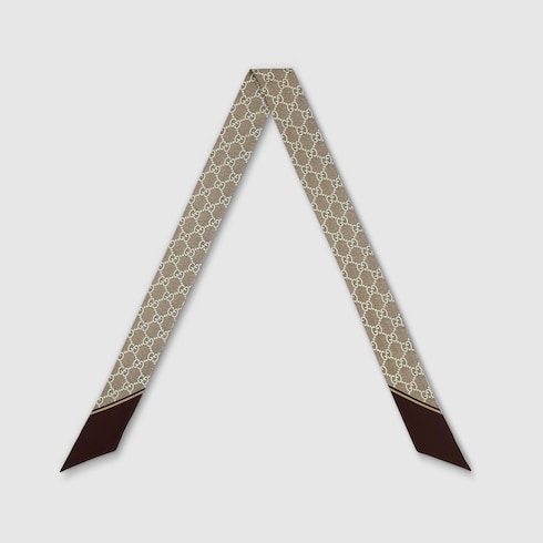 Printed silk ribbon