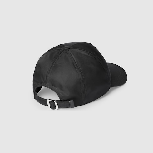 Cappellino da baseball in nylon con logo Gucci