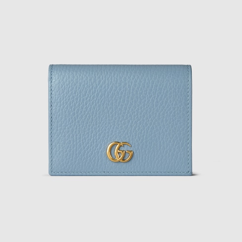GUCCI 長財布 ライトブルー GUCCI グッチ グッチシマ ラウンド長財布 388680 リボンタイ