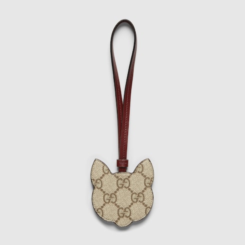 Cat-shaped bag charm