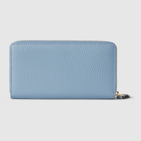 Bi-color GG Marmont zip around wallet