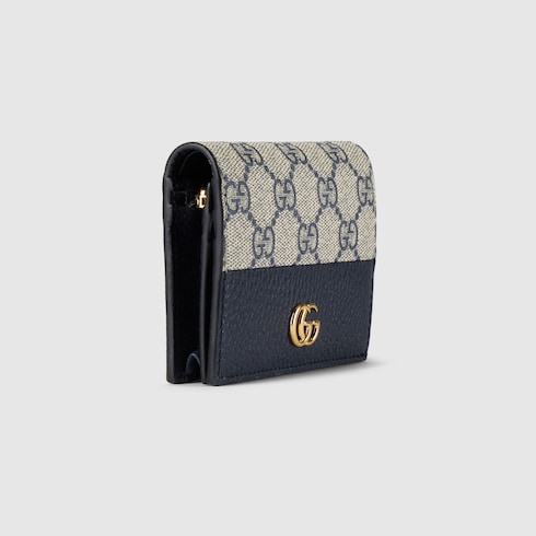 GG Marmont bi-colour card case wallet Detail 3