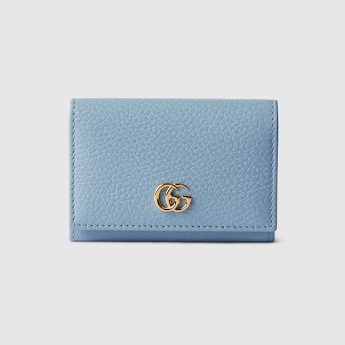 Bi-color GG Marmont card case