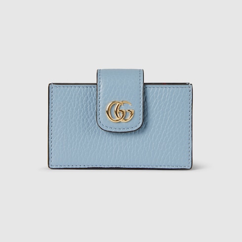 Bi-color GG Marmont card case