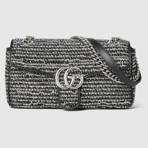 GG Marmont embroidered medium shoulder bag