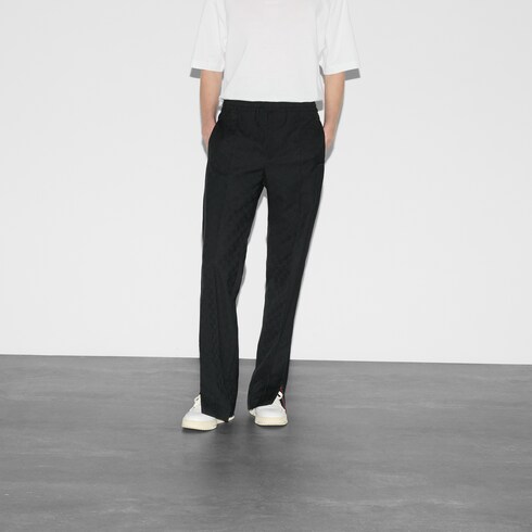 Hose aus GG Polyester-Jacquard mit Web