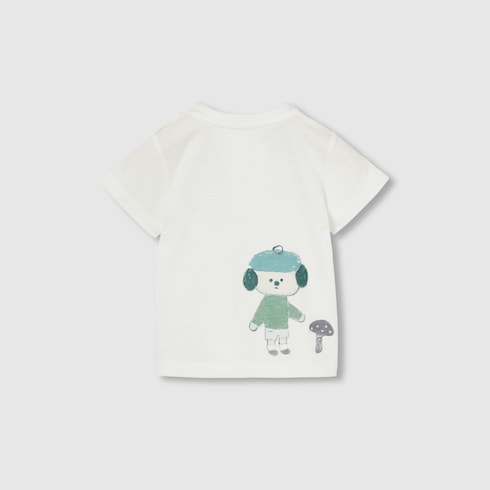 T-shirt neonato in cotone stampato