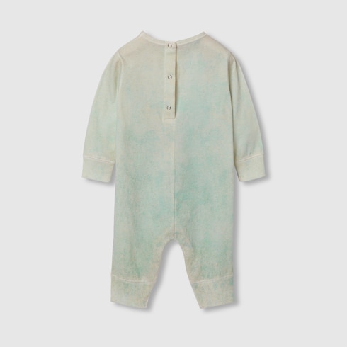 Baby printed cotton jersey one-piece
