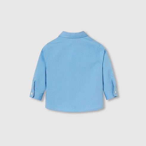 Camisa de algodón bordado para bebé