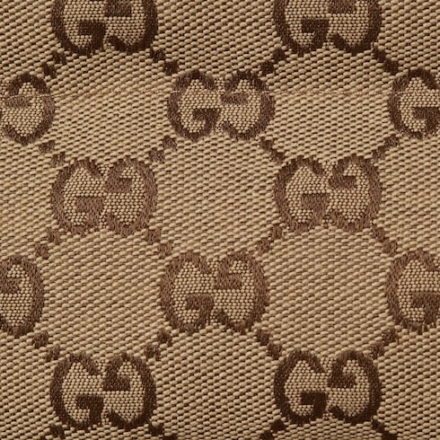 レビュー高評価の商品!の商品をすべて Baby GG canvas padded jacket in camel and dark brown | GUCCI® US 小物
