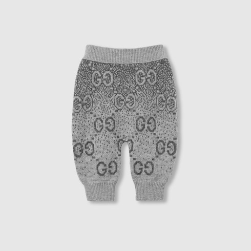 Baby GG wool jacquard pant