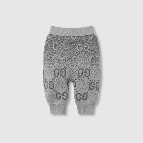 Baby GG wool jacquard pant